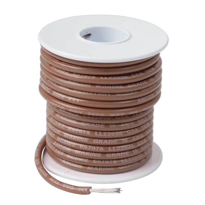 Ancor Tan 12 AWG Tinned Copper Wire – 400 [105840]