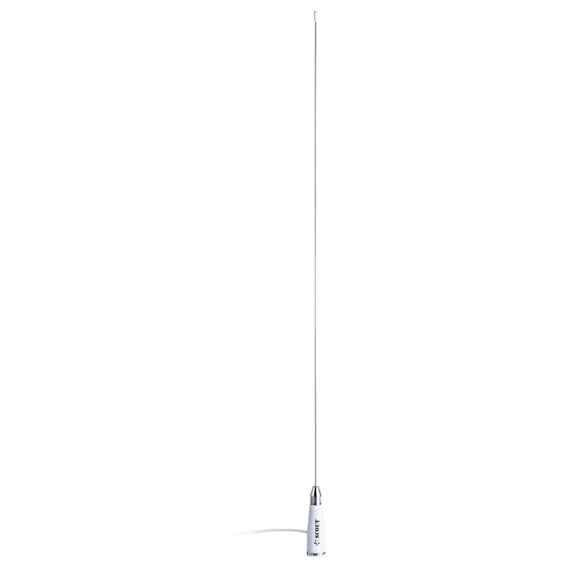 Scout 3.3′ Stainless VHF Whip Antenna 3dB w/5M RG-58 Coax KS23A [PF AN NVHF00006T]