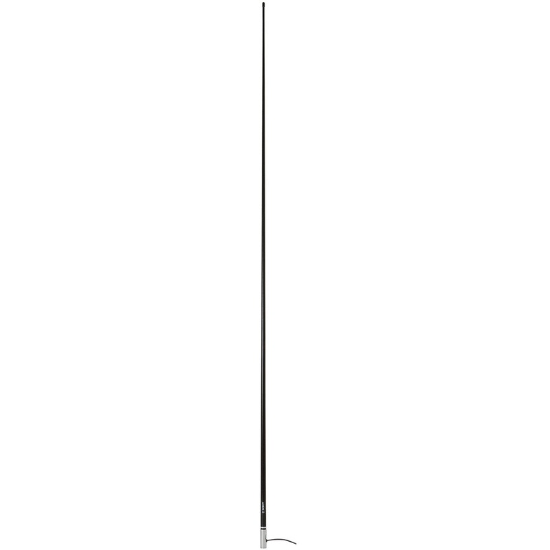 Scout 8′ Black VHF Antenna 6dB Stainless Steel Ferrule w/5M RG-58 Coax Includes PL-259 KS-42 [PF AN NVHF00009T]