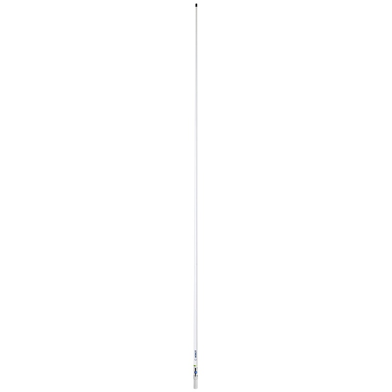 Scout 8′ QuickFit White VHF Antenna w/5M Cable + FME Quick 6 Foam Filled 6db Solid Brass  Copper Element [PF AN NVHF00040T]