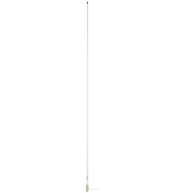 Scout 8′ White VHF Antenna 6dB Heavy Stainless Steel Ferrule w/6M RG-8x Includes PL-259 Heavy Duty Offshore Antenna KS-43 [PF AN NVHF00020T]