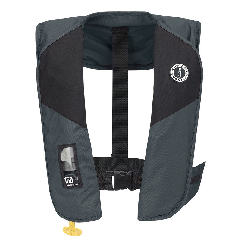 Mustang MIT 150 Convertible A/M Inflatable PFD – Admiral Grey [MD2020-191-0-235]