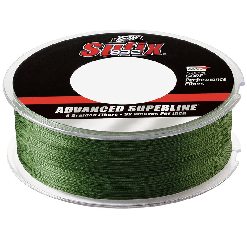 Sufix 832 Braid – 50lb – Low-Vis Green – 600 yds [660-250G]