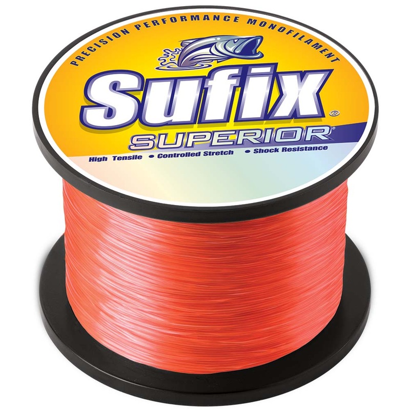 Sufix Superior Neon Fire Monofilament – 8lb – 1720 yds [636-108]