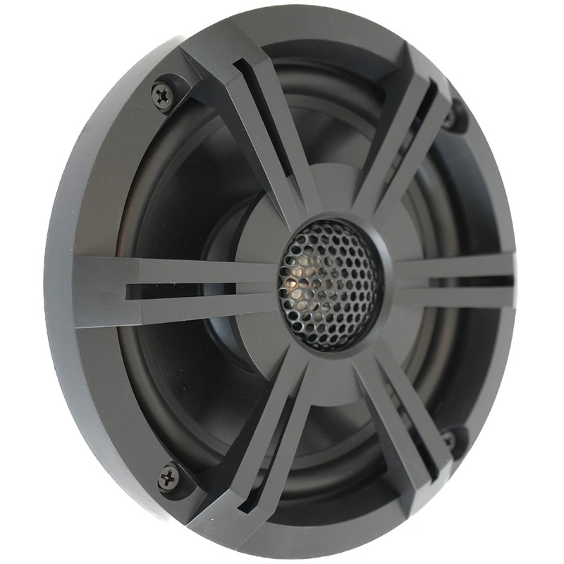 Banshee Marine 6.5″ Marine Speaker – Black Sports Grille [BAR-LS65-SB]