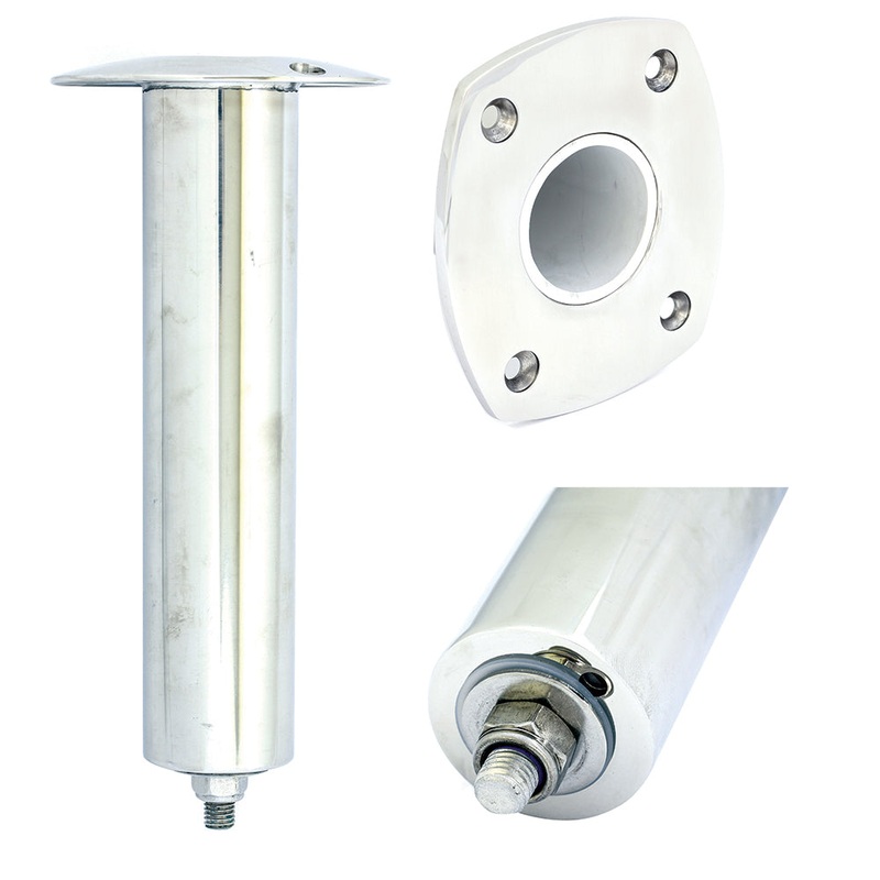 Tigress 4 Hole Extra Long Swivel Rectangular Head Rod Holder – 0 Degree – 12-1/2″ [88522XL]