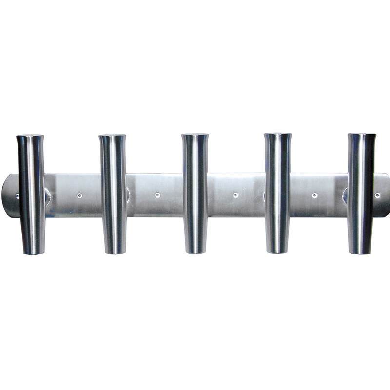 Tigress 5 Rod Aluminum Transom Mount Rod Holder – 35″ [88144]