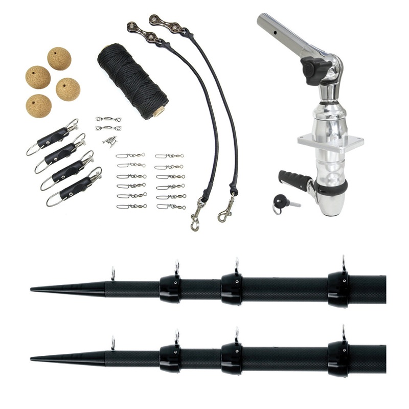 Tigress XD Top Mount System – 18 Carbon Fiber Black/Black Ultimate Rigging Kit [88679-00]