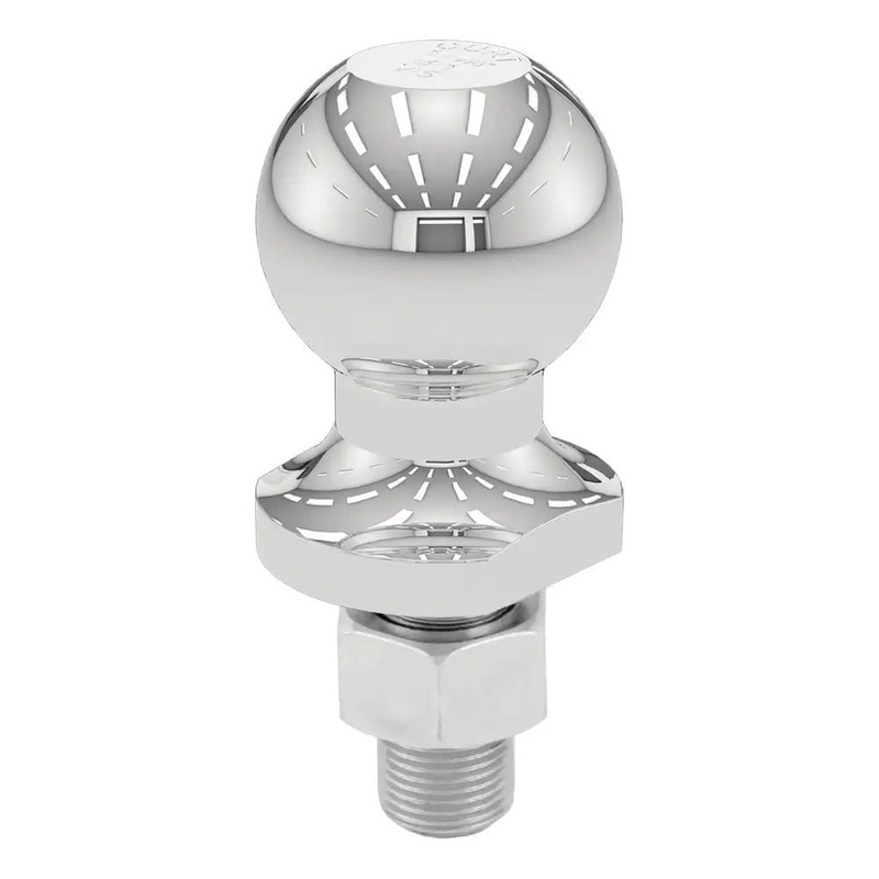 CURT 1-7/8″ Trailer Ball – 3/4″ x 1-5/8″ Shank – 2,000 lb. Capacity – Chrome [40061]