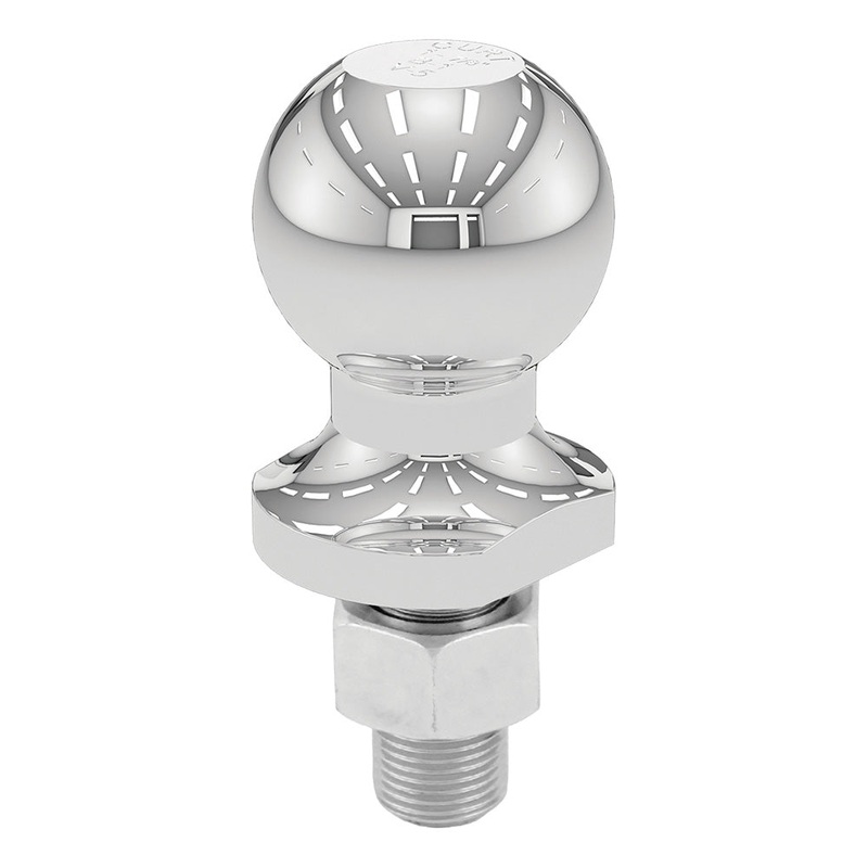 CURT 1-7/8″ Trailer Ball – 3/4″ x 1-5/8″ Shank – 2,000 lbs. – Chrome [40001]