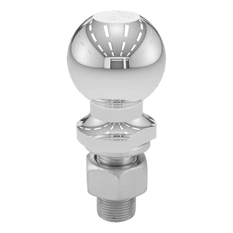 CURT 2-5/16″ Trailer Ball – 1″ x 2-1/8″ Shank – 7,500 lb. Capacity – Chrome [40067]