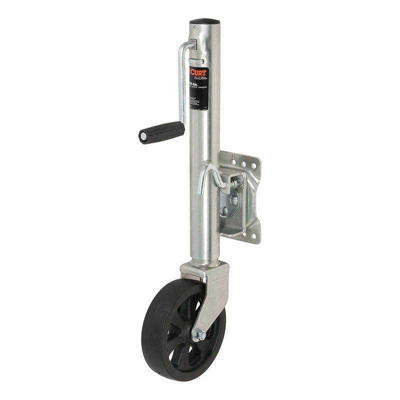 CURT Marine Jack w/8 Wheel – 1,500 lbs – Adjust Vertically 10″ [28116]