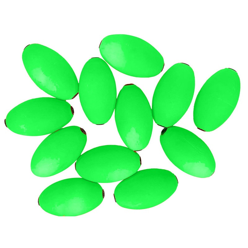 Tigress Oval Kite Floats – Green *12-Pack [88961-2]