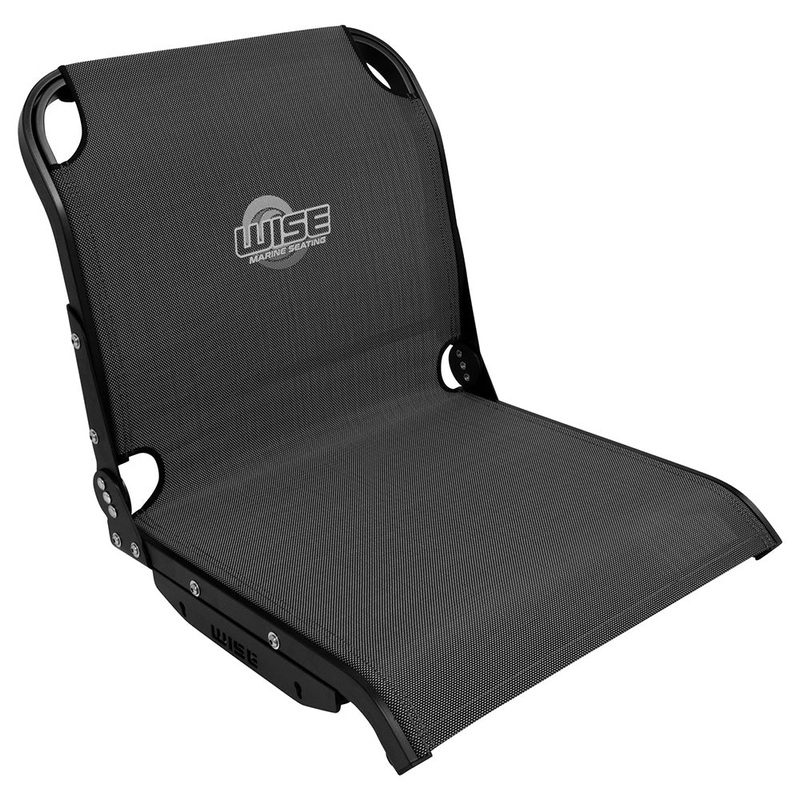 Wise 3374 Aero X Cool-Ride Mesh Mid-Back Boat Seat – Carbon X [3374-1800]