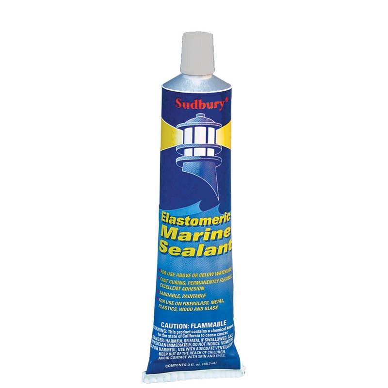 Sudbury Elastomeric Marine Sealant 3 oz Tube White