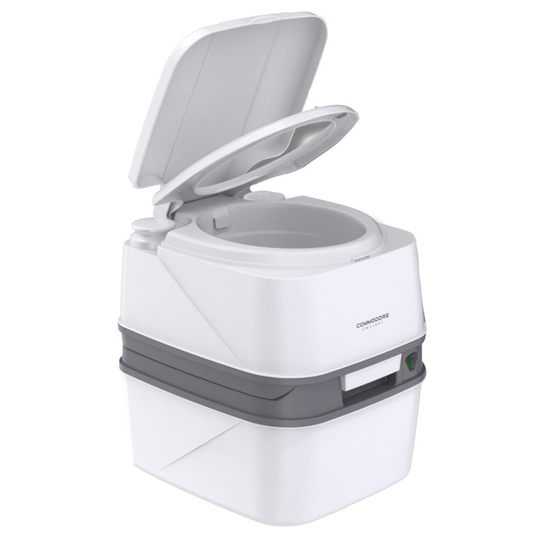 Commodore Premium Portable Travel Toilet – Injection Molded – 18L/4.75 Gallon [CM-3-18PT]