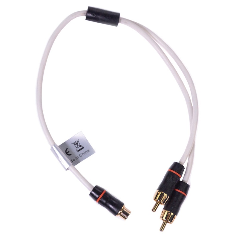 Fusion Performance RCA Cable Splitter – 1 Female to 2 Male – .9 [010-12621-00]