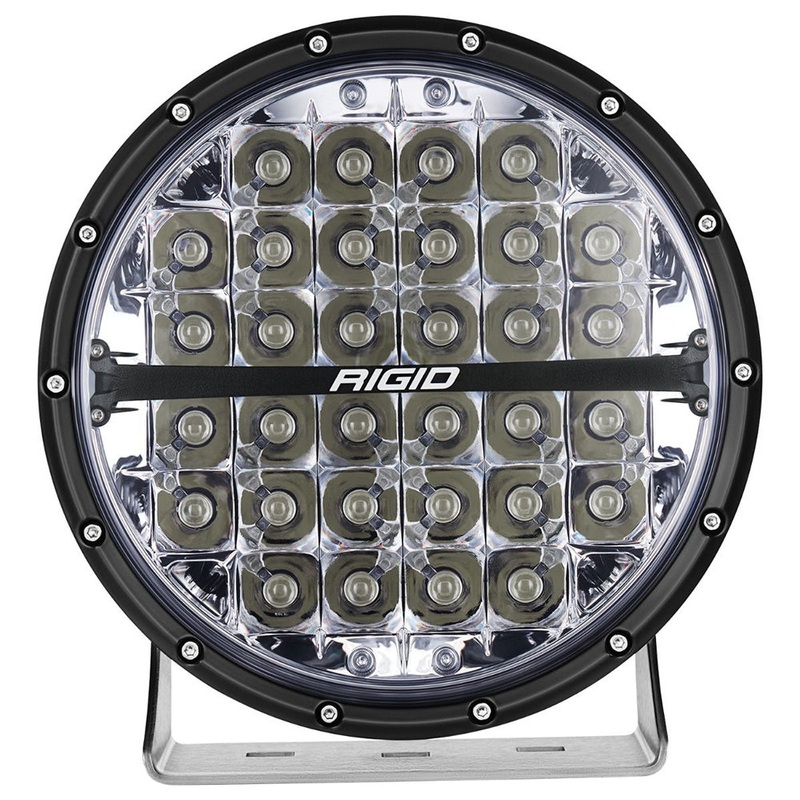 RIGID Industries 360-Series RGBW 9″ Offroad Lamp Spot Beam w/RGBW Backlight Pods – Single [36422]
