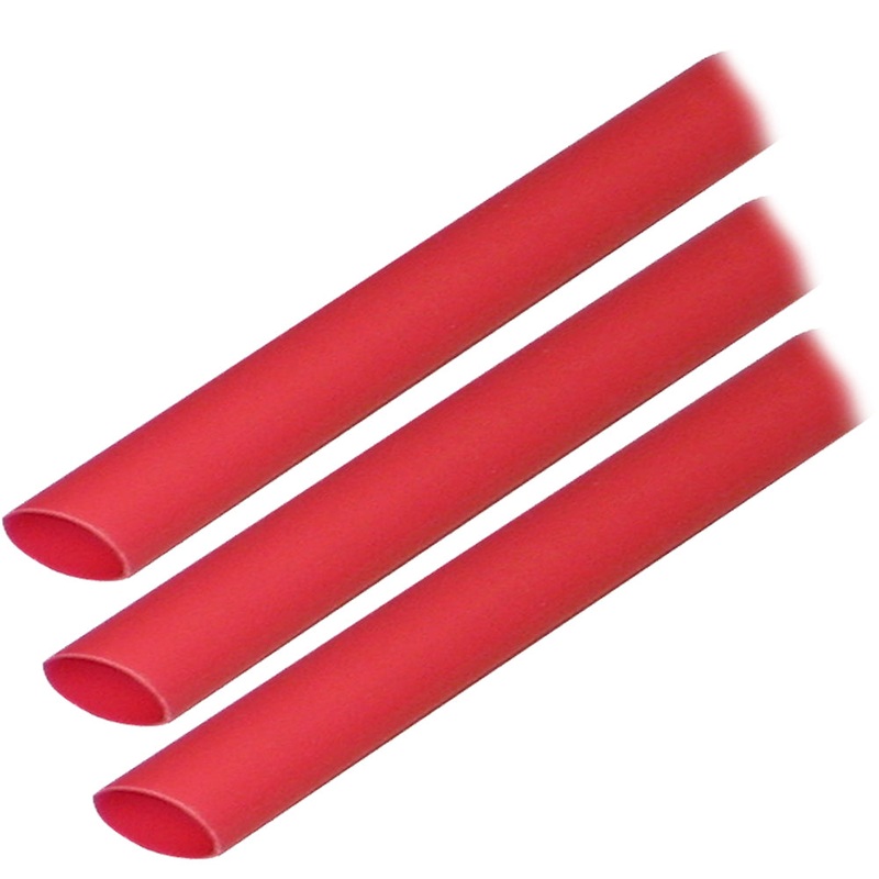Ancor Heat Shrink Tubing 3/16″ x 3″ – Red – 3 Pieces [302603]