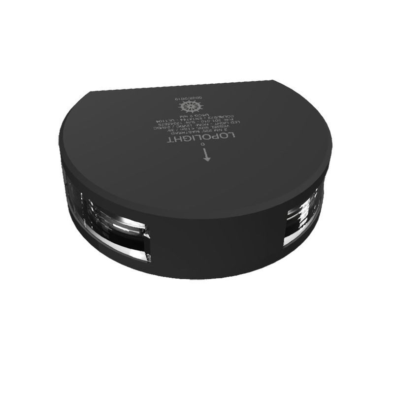 Lopolight Series 201-010 – Masthead Light – 2NM – Vertical Mount – White – Black Housing [201-010-B]