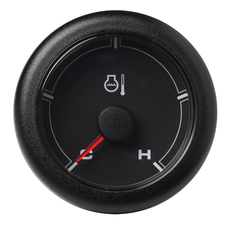 Veratron 52MM (2-1/16″) OceanLink Coolant Temperature Gauge (250F) – Black Dial  Bezel [A2C1065980001]