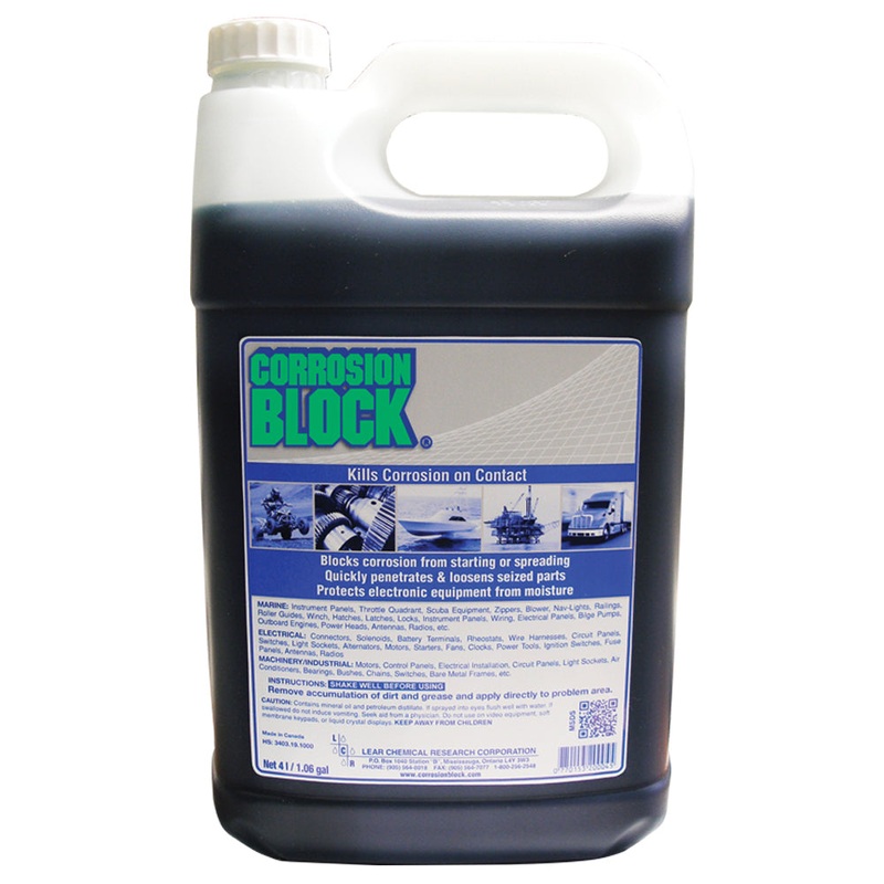 Corrosion Block Liquid 4-Liter Refill – Non-Hazmat, Non-Flammable  Non-Toxic *Case of 4* [20004CASE]