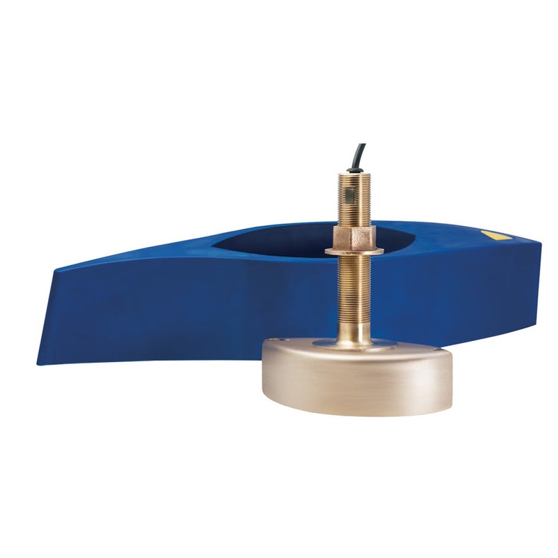 Furuno B285M Medium-Frequency CHIRP Transducer w/Temperature – Bronze Thru-Hull w/High Speed Fairing Block [B285M]