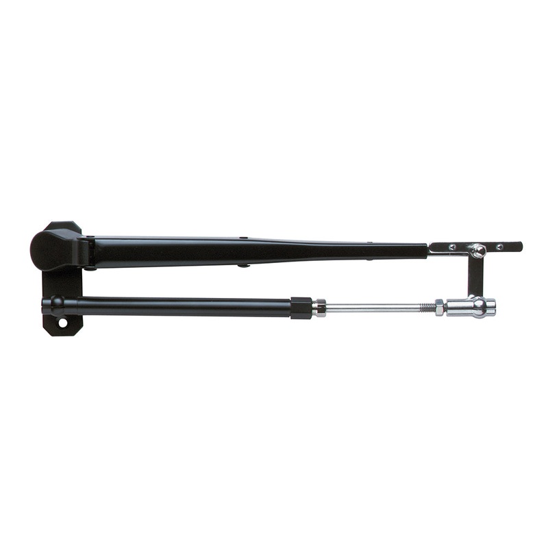 Marinco Wiper Arm Deluxe Black Stainless Steel Pantographic – 17″-22″ Adjustable [33037A]