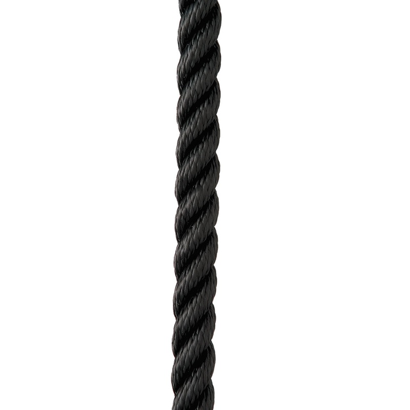 New England Ropes 5/8″ Premium 3-Strand Dock Line – Black – 35 [C6054-20-00035]
