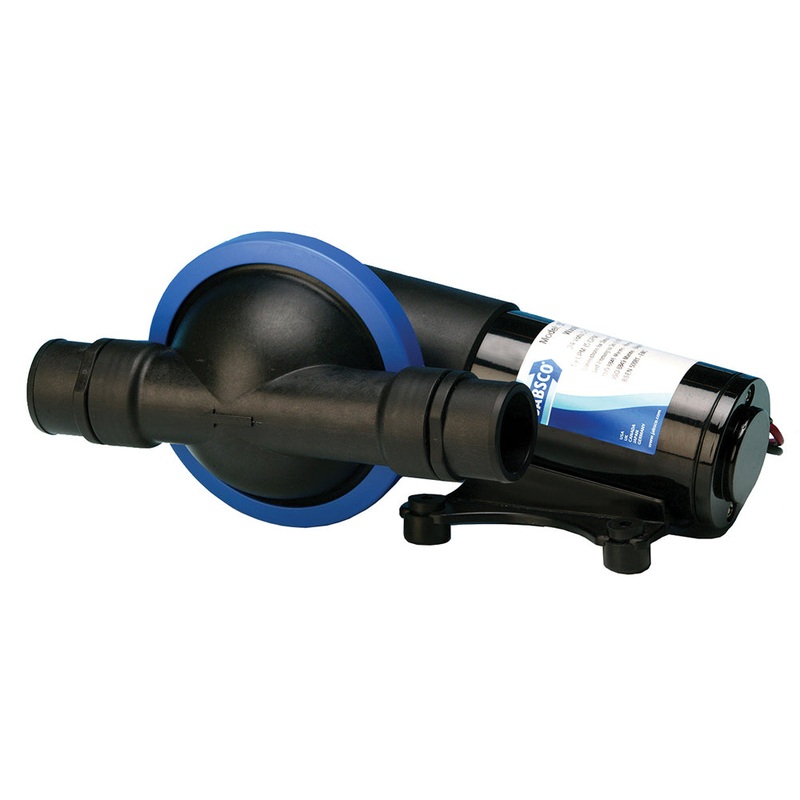 Jabsco Filterless Waste Pump w/Single Diaphragm – 24V [50890-1100]