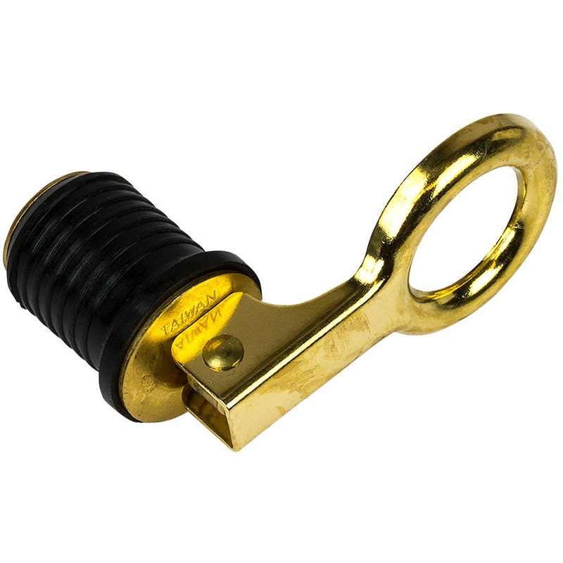 Sea-Dog Brass Snap Handle Drain Plug – 1″ [520070-1]
