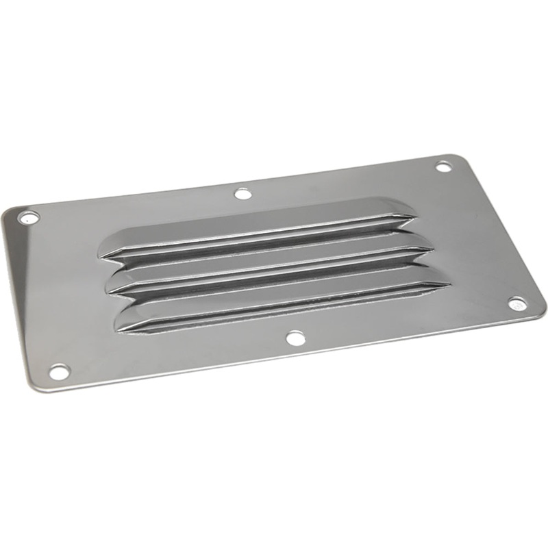 Sea-Dog Stainless Steel Louvered Vent – 5″ x 9″ [331410-1]