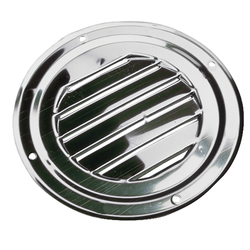 Sea-Dog Stainless Steel Round Louvered Vent – 5″ [331425-1]