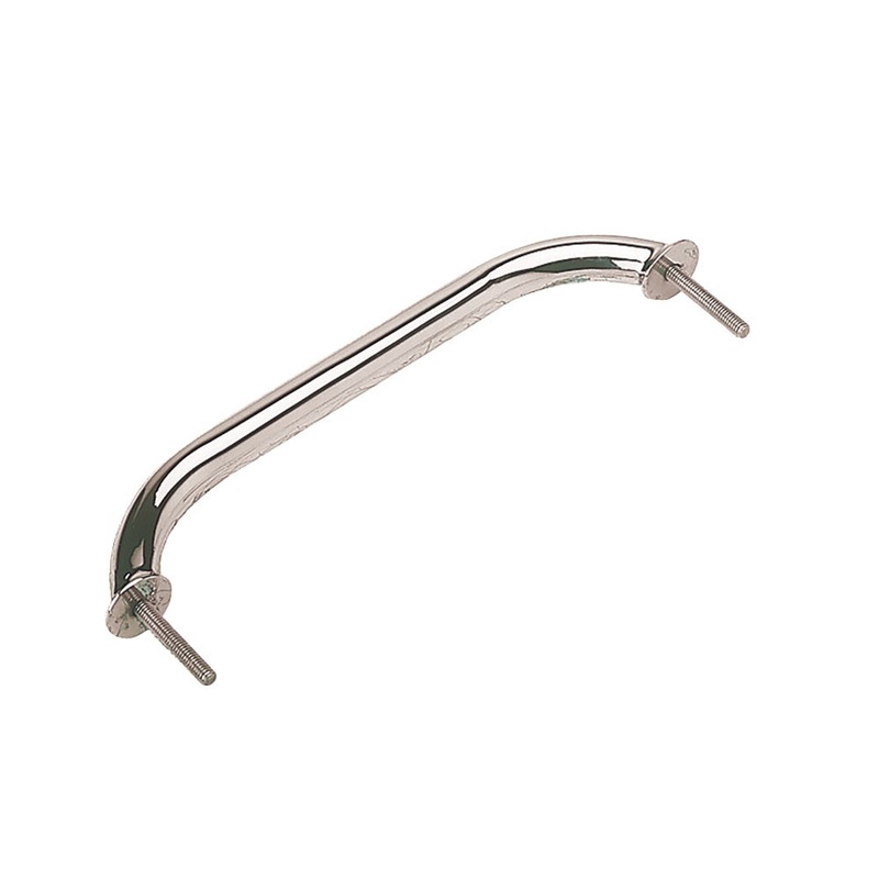 Stainless Steel Stud Mount Flanged Hand Rail w/Mounting Flange – 18″ [254218-1]