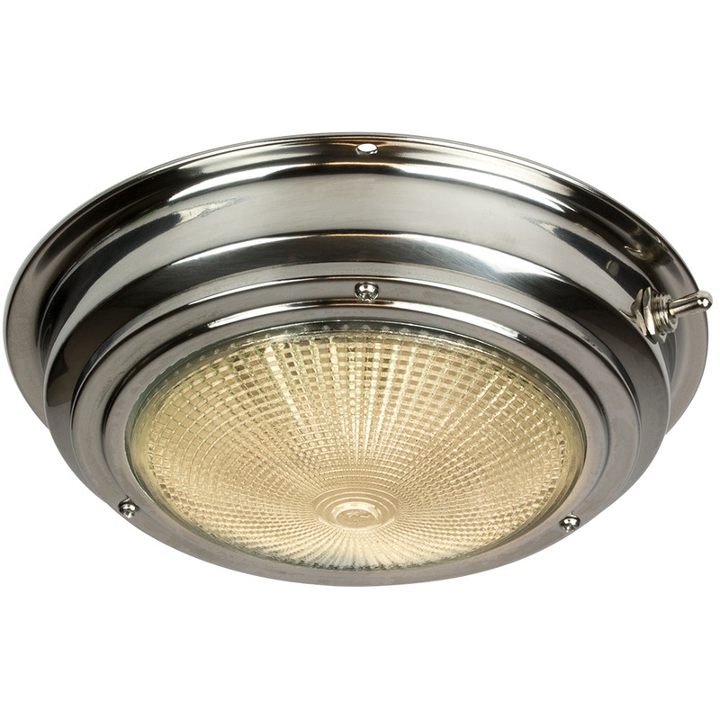 Sea-Dog Stainless Steel Dome Light – 5″ Lens [400200-1]