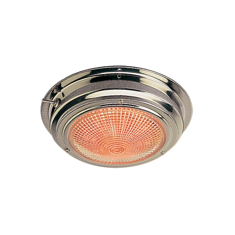 Sea-Dog Stainless Steel LED Day/Night Dome Light – 5″ Lens [400353-1]
