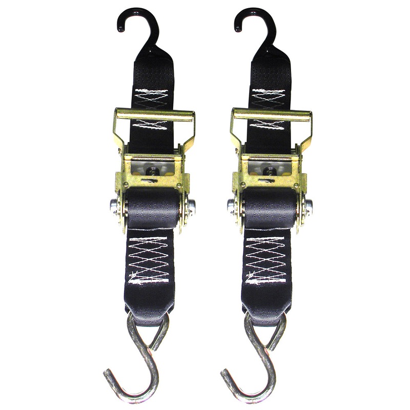 Rod Saver Heavy-Duty Ratchet Trailer Tie-Down – 2″ x 3 – Pair [R2TTD3]