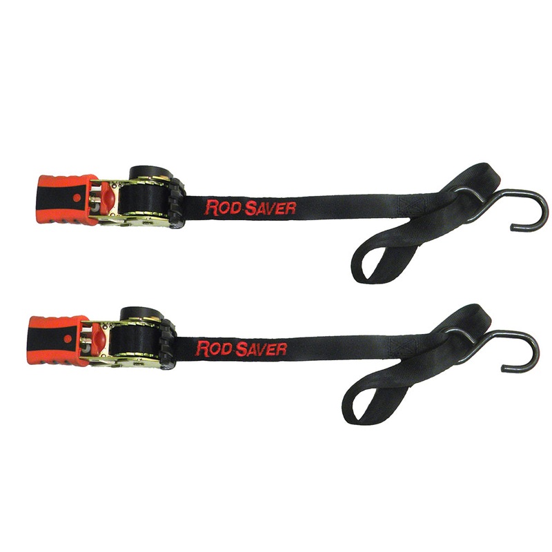 Rod Saver Mini Retractable Tie Down w/Soft Hook – 50″ – Pair [RT50SH]
