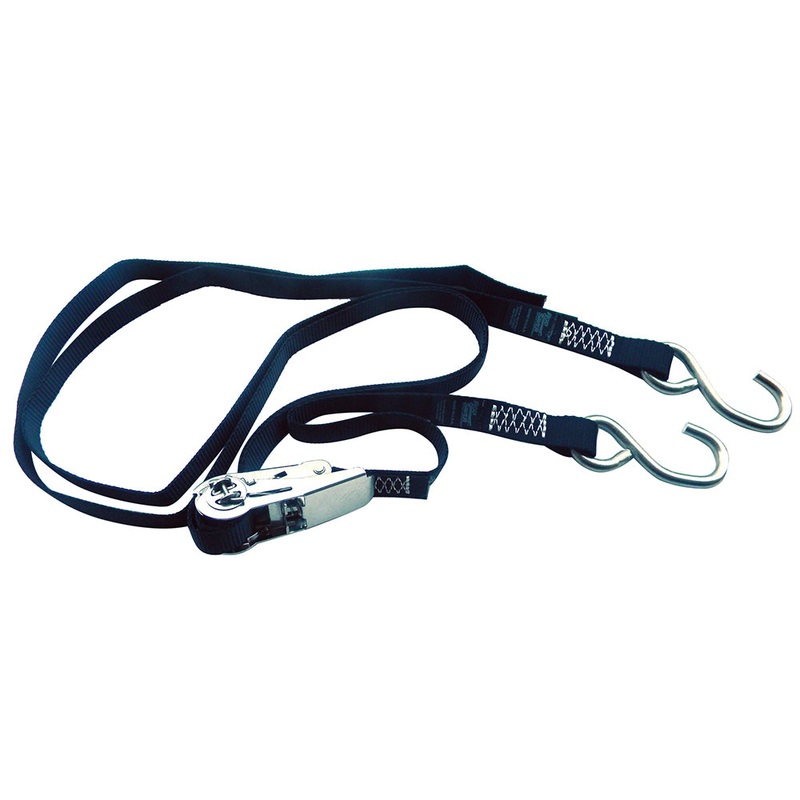 Rod Saver Stainless Steel Ratchet Gunwale Tie-Down – 1″ x 16 [SSRGW16]
