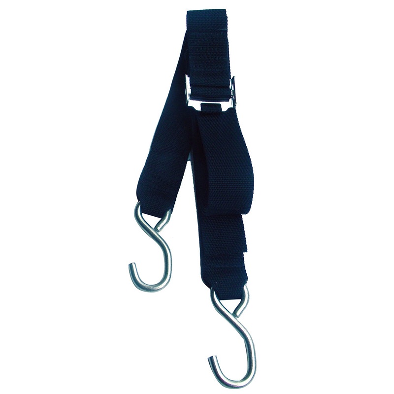 Rod Saver Stainless Steel Roller Buckle Gunwale Tie-Down – 2″ x 20 [SS/GW220]