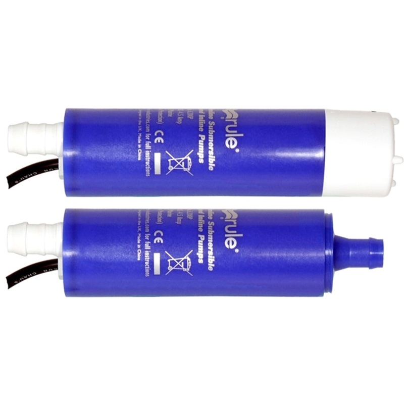 Rule IL200 Plus In-Line Submersible Pump – 24V – 2.8GPM [IL200P-24]