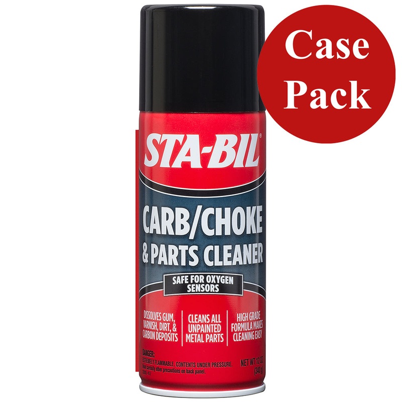 STA-BIL Carb Choke  Parts Cleaner – 12.5oz *Case of 12* [22005CASE]