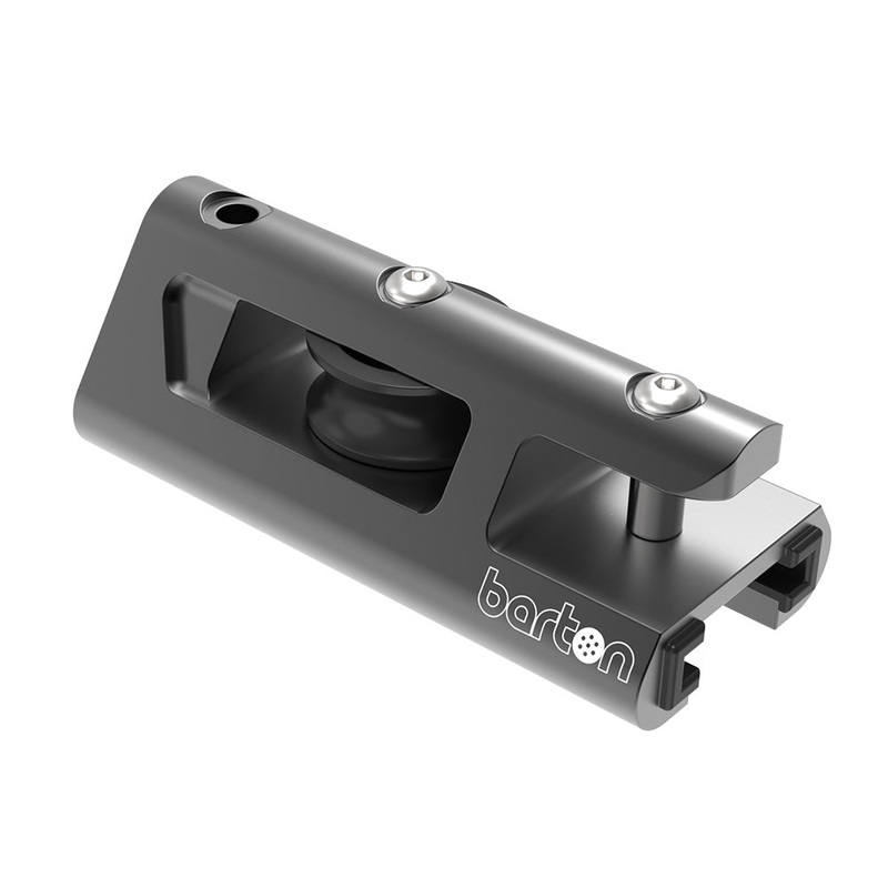 Barton 32mm End Stop  Becket Genoa Car Track – Black [32221GTB]