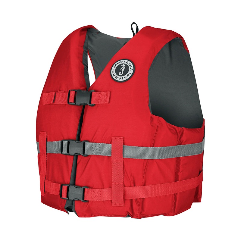 Mustang Livery Foam Vest – XS/S – Red [MV7010-4-XS/S]
