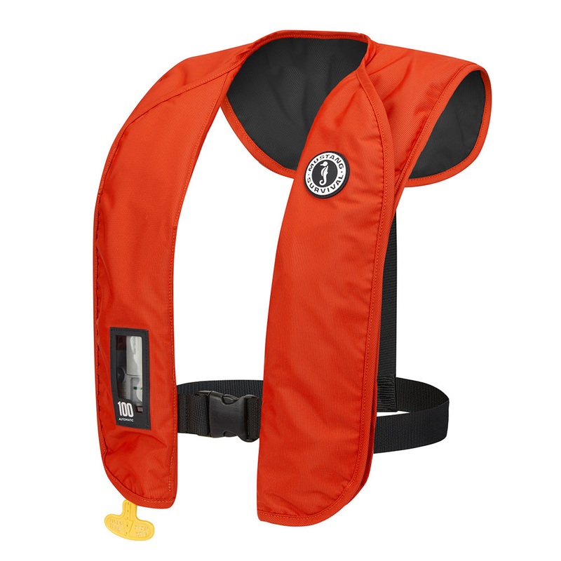 Mustang MIT 100 Inflatable PFD – Orange/Black [MD2018T1-33-0]