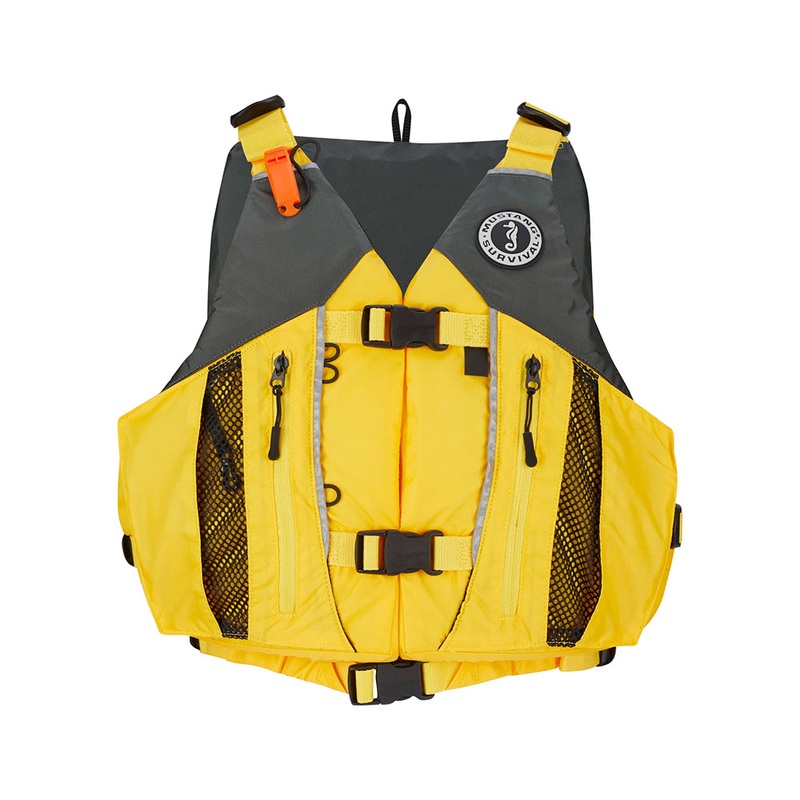 Mustang Solaris Foam Life Vest – M/L – Yellow/Grey [MV807002-222-M/L]
