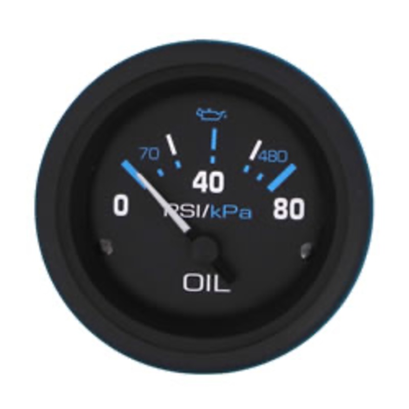 Seastar Oil Gauge 0-80 Eclipse [68392P]