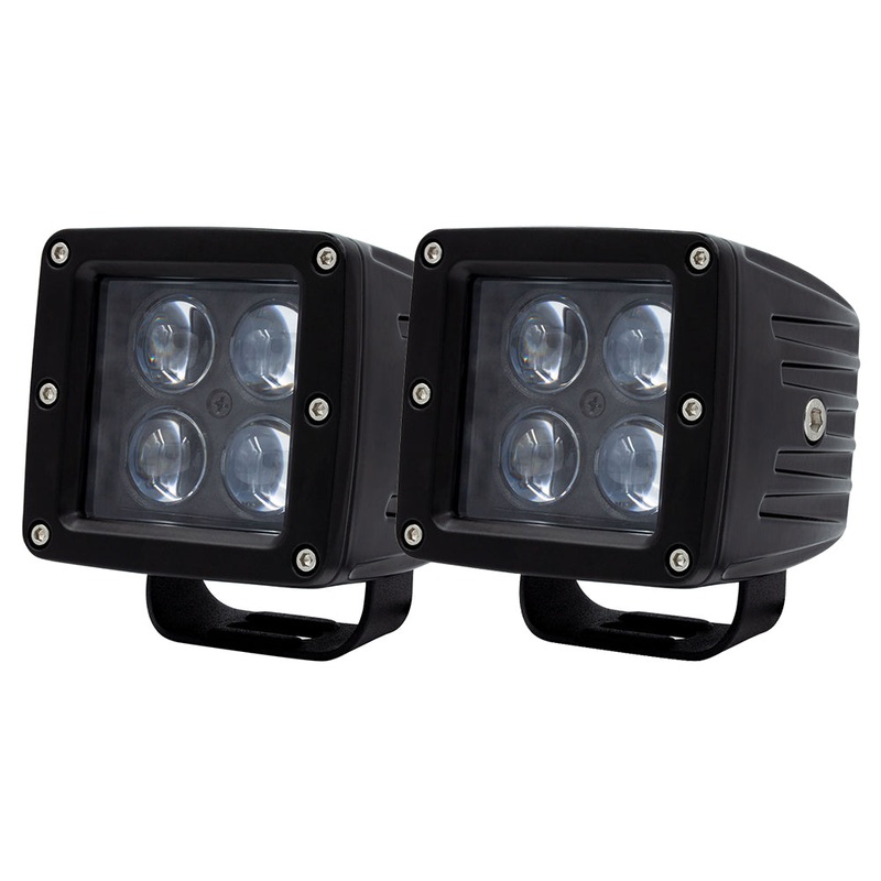 HEISE 3″ 4 LED Cube Light – 2-Pack [HE-ICL2PK]