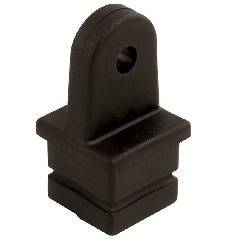 Sea-Dog Nylon Square Tube Top Insert – Black – 1″ [273580-1]