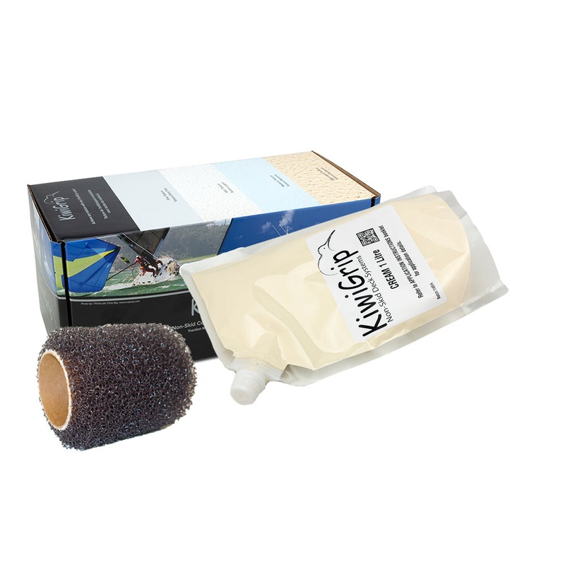 KiwiGrip 1 Liter Pouch – Cream w/4″ Roller [KG-1CP-R]